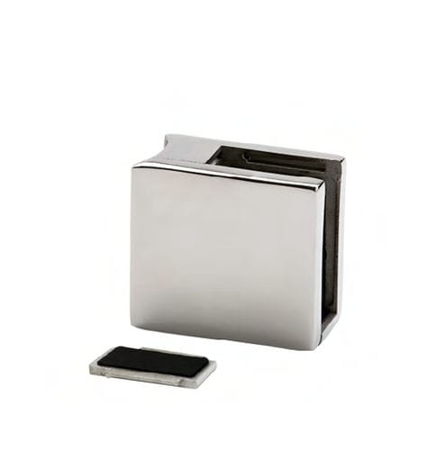 Stainless steel glass clamp - CC-725 - COMENZA - for railing / interior / exterior