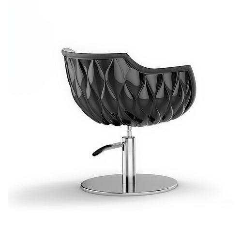 Original design beauty salon chair - PEARL - Gamma & Bross - vinyl / polymer / with hydraulic pump