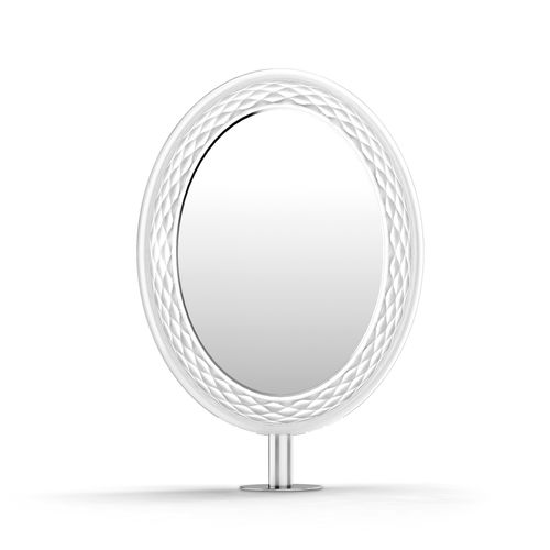 Contemporary dressing table - VENUS ISLAND - Gamma & Bross - stainless steel / fiberglass / for hairdressers