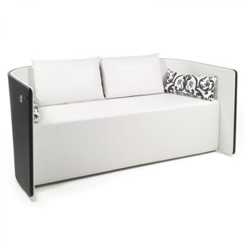 Contemporary sofa - AROLDO - Gamma & Bross - fabric / vinyl / upholstered