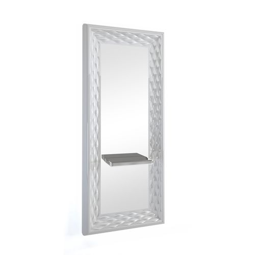 Contemporary dressing table - PROVOCATEUR E LEVEL - Gamma & Bross - stainless steel / wall-mounted / for hairdressers