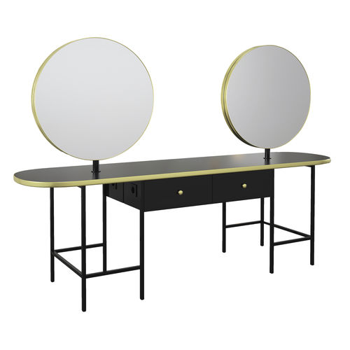 Original design dressing table - BETELGEUSE - Gamma & Bross - metal / for hairdressers / for beauty salon