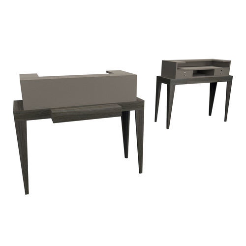 Wooden reception desk - MADISON 120 - Gamma & Bross - laminate / for hairdressers