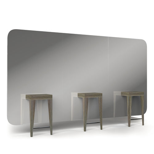 Contemporary dressing table - MADISON INFINITE 3P - Gamma & Bross - wooden / aluminum / wall-mounted