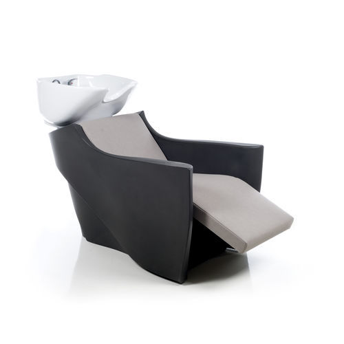 Shampoo chair with footrest - MUUMUU SHIATSU - Gamma & Bross - ceramic / 1-person