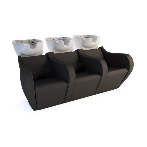 Shampoo chair with footrest - CELEBRITY PRIME SHIATSU SOFA 3P - Gamma & Bross - ceramic / 3-seater