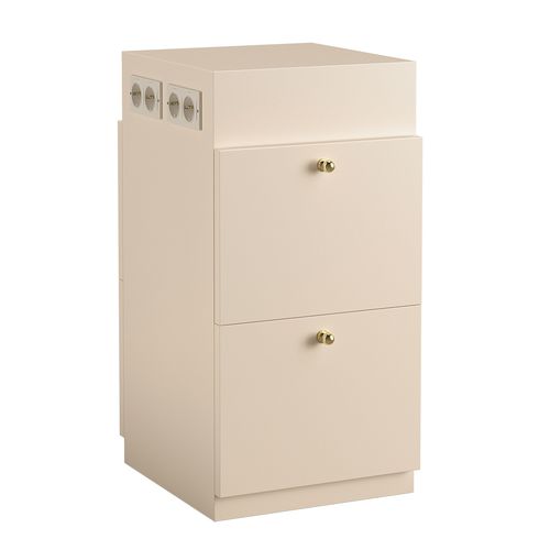 Floor-standing storage cabinet - ILOT - Gamma & Bross - for hairdressers / for office / for beauty salon