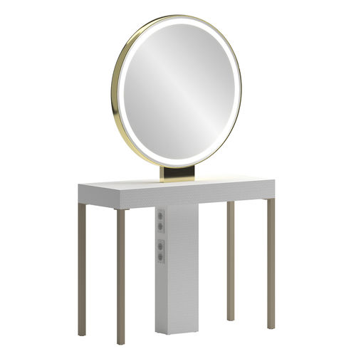 Contemporary dressing table - QL 2P - Gamma & Bross - melamine / freestanding / for hairdressers