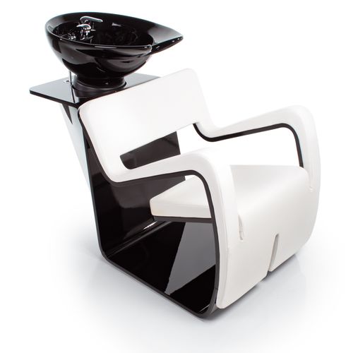 Ceramic shampoo chair - BLACKWASH - Gamma & Bross - by F. A. Porsche / 1-person