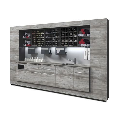 Hairdresser cabinet with washbasin - COLOURCARE CENTER - OLYMP