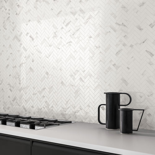 Porcelain stoneware tile - TELE DI MARMO - EMILGROUP - high-gloss / natural finish / indoor