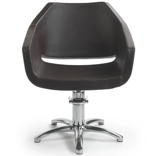 Contemporary beauty salon chair - DOMINGO  - Beauty Star - synthetic leather / black / for hairdressers