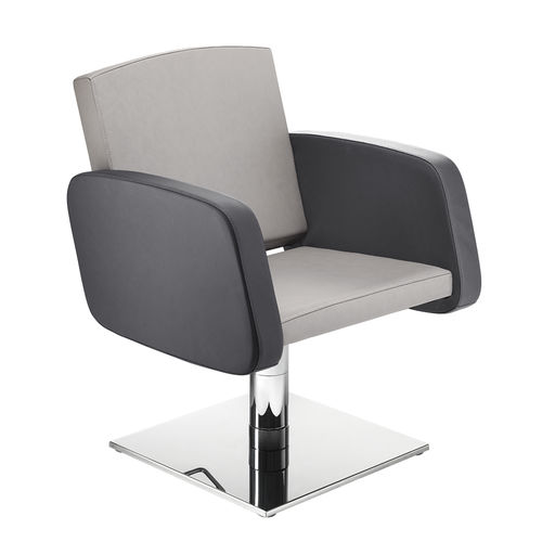 Contemporary beauty salon chair - DORA - AGV group - metal / customizable / black