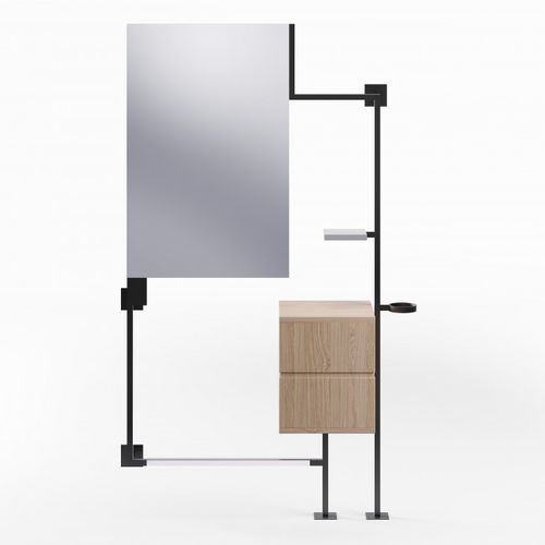 Contemporary dressing table - WATSON  B - Cindarella - wooden / metal / wall-mounted
