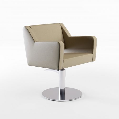 Contemporary beauty salon chair - PHILOSOPHY  - Cindarella - synthetic leather / metal / with hydraulic pump