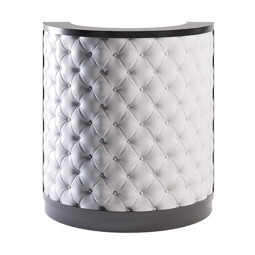 Semicircular reception desk - ALMA  - Cindarella - laminate / for hairdressers