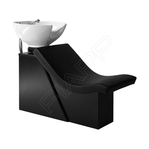 Synthetic leather shampoo chair - GODIVA 1016 M WU - FIAPP - ceramic / original design / 1-person