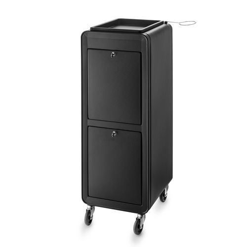 Treatment trolley - Doge Clock - Artecno Srl - for hairdressers / made from recycled materials / plastic