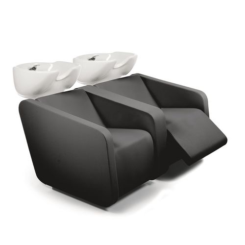 Shampoo chair with footrest - GOWASH 2P - Nelson Mobilier - 2-person