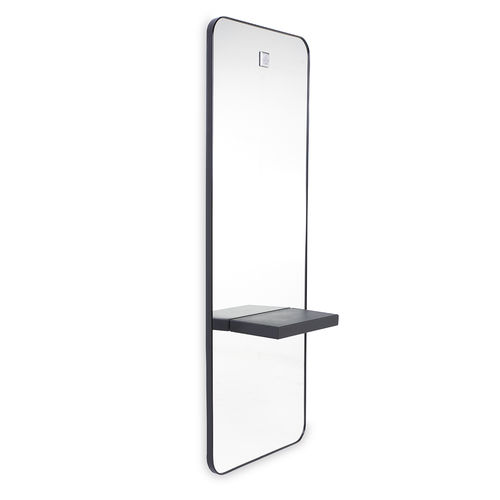 Contemporary dressing table - RECTANGULUM  - Nelson Mobilier - metal / glass / PVC