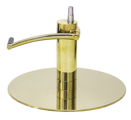Steel armchair base - HRO - Nelson Mobilier - with hydraulic pump / central / for hairdressers
