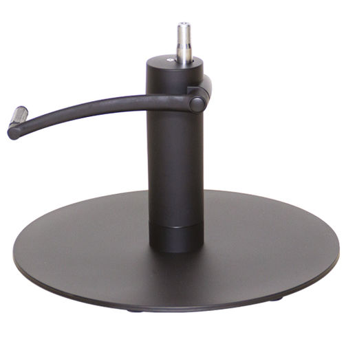 Steel armchair base - HRN - Nelson Mobilier - with hydraulic pump / central / for hairdressers
