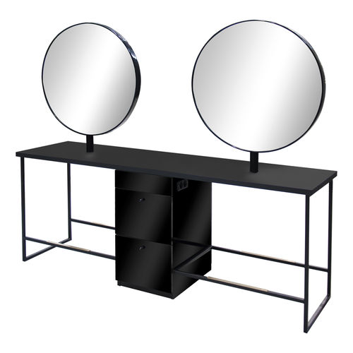 Contemporary dressing table - Scamnum 4P - Nelson Mobilier - laminate / metal / for hairdressers