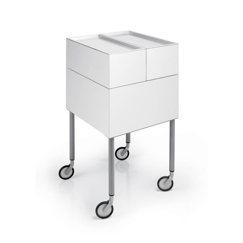 Treatment trolley - NELBY T - Nelson Mobilier - for hairdressers / for beauty salon / methacrylate