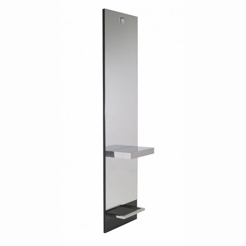Contemporary dressing table - PERFORM ALLUSION - Nelson Mobilier - laminate / stainless steel / glass