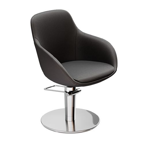 Contemporary armchair - AMELIA - Pietranera - polyurethane foam / metal / cushion