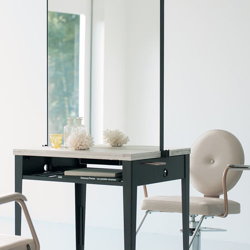 Contemporary dressing table - ZEN  - TAKARA BELMONT - laminated wood / wall-mounted / for hairdressers