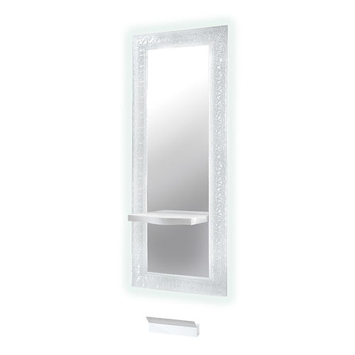 Contemporary dressing table - EPOQUE 1 - VEZZOSI - laminate / metal-fused / wall-mounted