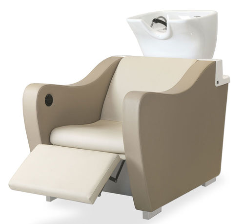 Shampoo chair with footrest - NIRVANA RELAX - VEZZOSI - synthetic ...