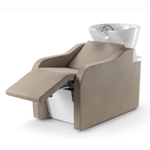Shampoo chair with footrest - URBAN RELAX - VEZZOSI - synthetic leather / 1-person