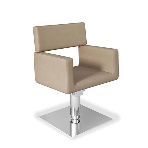 Contemporary beauty salon chair - PICCADILLY - VEZZOSI - synthetic leather / metal / ergonomic