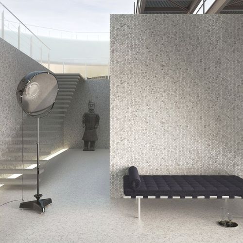 Indoor mosaic tile - HEX ECO STONES - ONIX Mosaico - pool / wall / floor