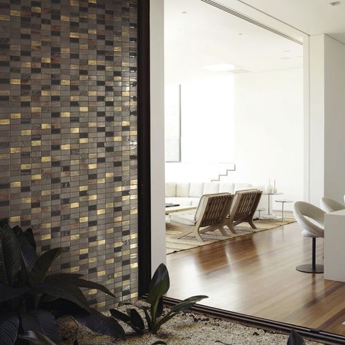 Glass mosaic tile - MARBELOUS - ONIX Mosaico - textured / matte / indoor