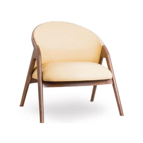 Contemporary fireside chair - MEMORY - Perrouin Sièges - fabric / beech / ivory