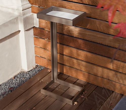 Pedestal ashtray - VIZIO - APIR SRL - metal / for outdoor use / for public space