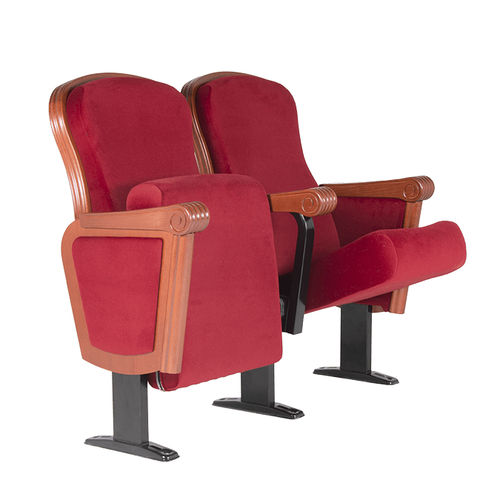 Traditional auditorium seating - GAIETY - Euro Seating International - fabric / polyurethane foam / wooden