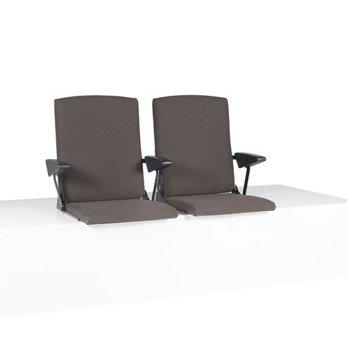 Folding stadium seat - MICRA 100 - Euro Seating International - polyurethane / for sports facility