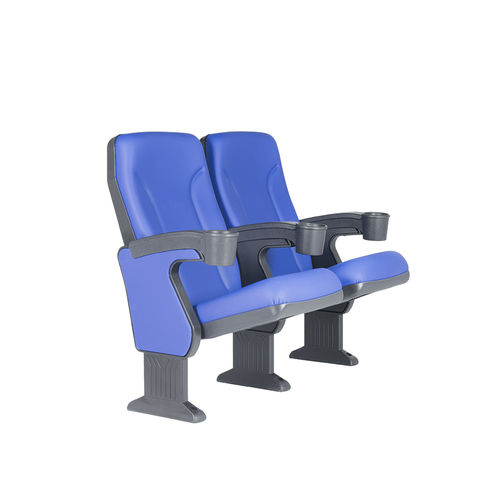 Fabric cinema seating - ARGENTINA V03 - Euro Seating International - commercial / blue / upholstered