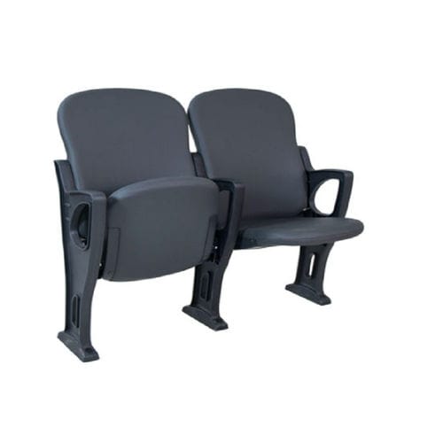 Contemporary auditorium seating - ES 700 TT - Euro Seating International - fabric / polyurethane foam / polypropylene
