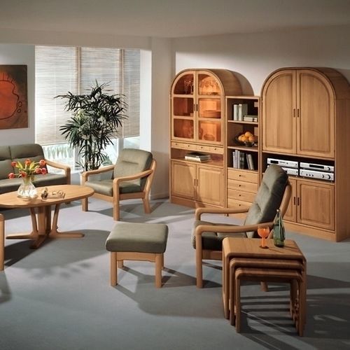 Scandinavian design armchair - 1230H - dyrlund - fabric / leather / beech