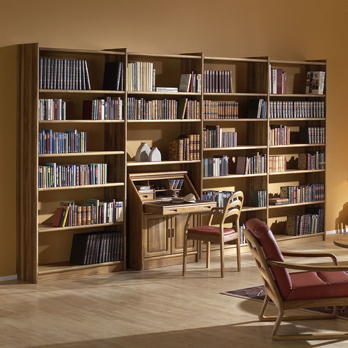 Scandinavian design bookcase - K11 - dyrlund - free-standing / teak