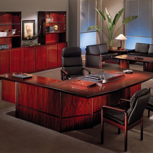 Modern desk - DYRLUND CONCORDE - dyrlund - executive / wooden / commercial