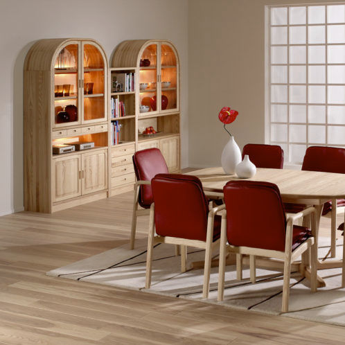 Wall bookcase - 1192M - dyrlund - free-standing / high / contemporary