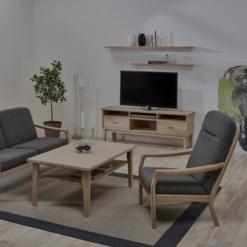 Contemporary coffee table - dyrlund - wood / pine / alder
