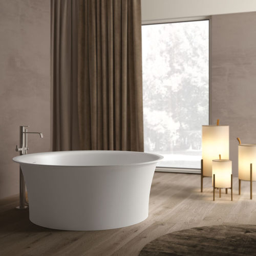 Round bathtub - RING - IDEAGROUP - free-standing / for homes / contemporary