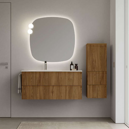 Wall-hung washbasin cabinet - 04 STEP - IDEAGROUP - polymer ...